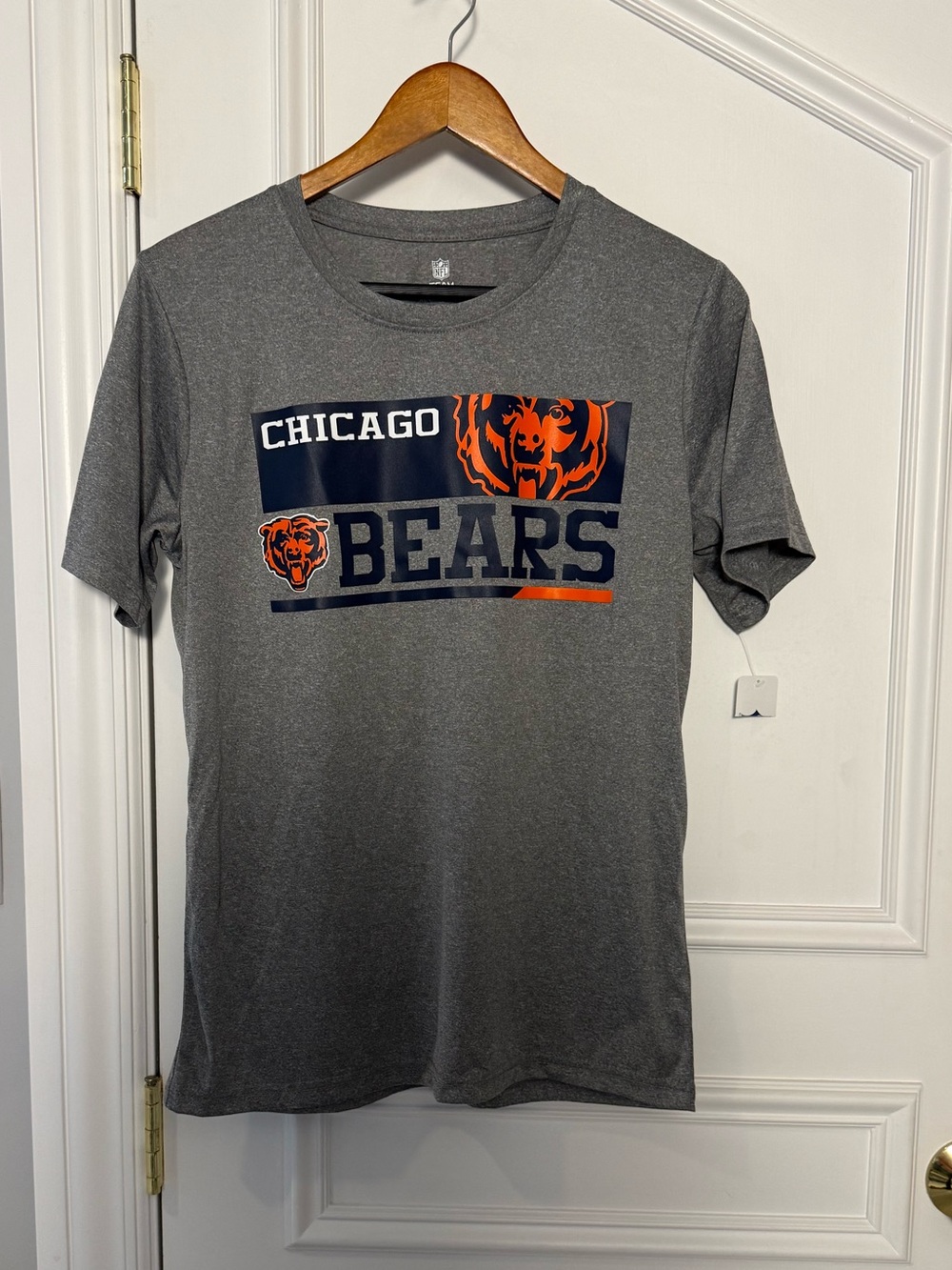 Chicago Bears NFL Gray Graphic T-Shirt XL 16/18